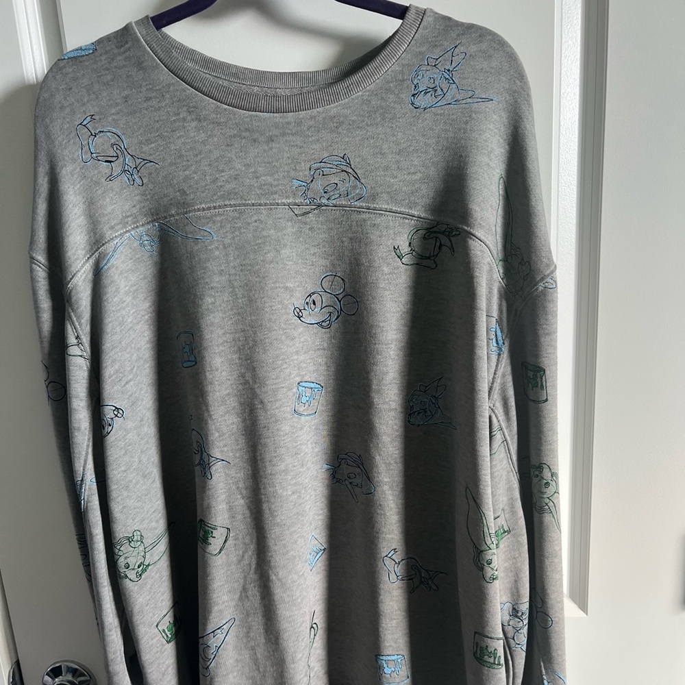 Disney Ink and Paint Collection Crew Neck Sweatshirt